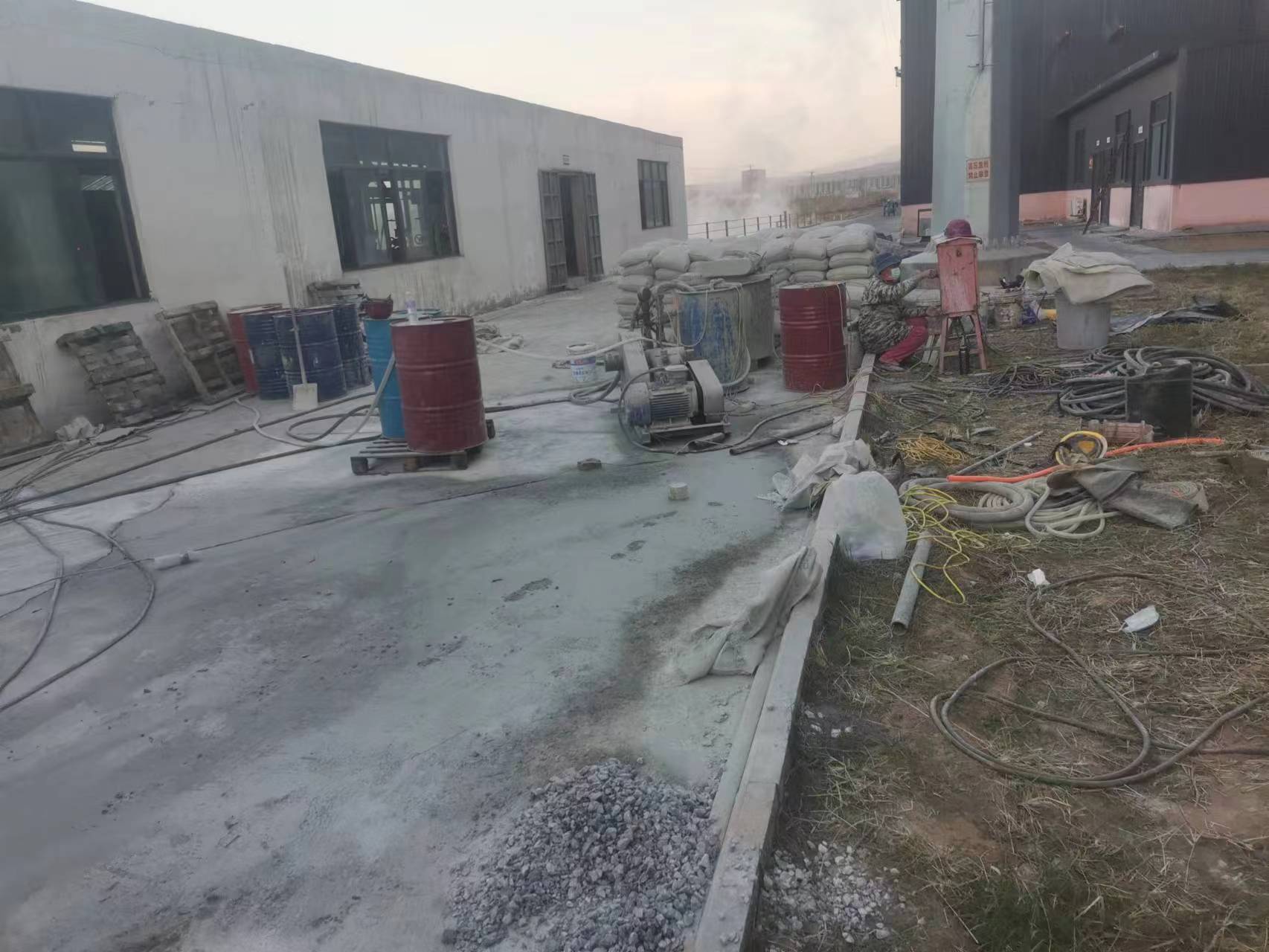柏乡厂房地基沉降注浆